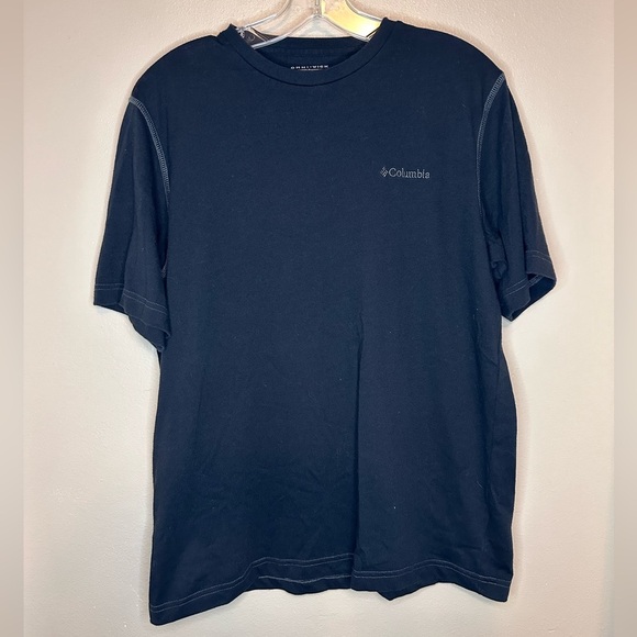 Columbia Men’s Omni-Wick Advanced Evaporation Tee T-shirt Size Medium Black - Picture 1 of 4